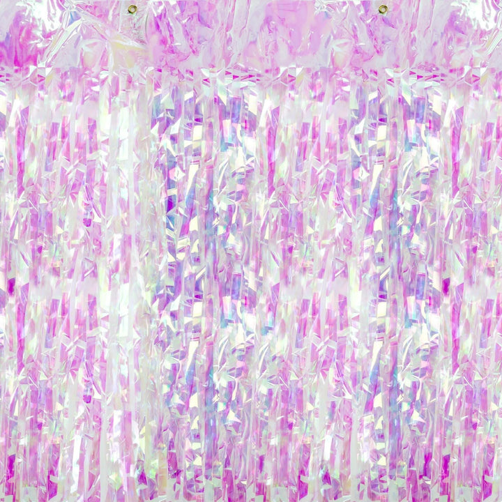 Iridescent Party Curtain - Mermaid Theme - Under the Sea Party - Kids Birthday Party - Party Decorations - Dive Into 5 - Ocean Theme Party - Jolie Fete UK