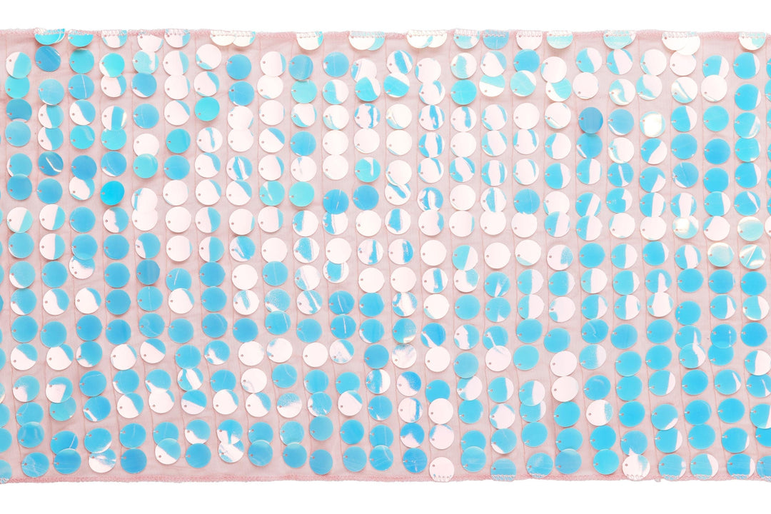 Iridescent Sequin Table Runner - Mermaid Theme - Under the Sea Party - Mermaid Backdrop - Mermaid Party Decorations - Kids Birthday Party - Jolie Fete UK