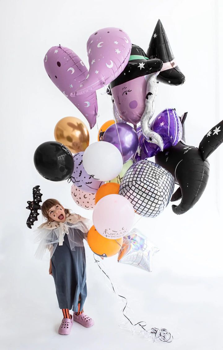 Large Witch Head Halloween Balloon - Witchcraft - Witch Balloon - Witches-Halloween Party Balloon-Halloween Decorations-Halloween Kids Party - Jolie Fete UK