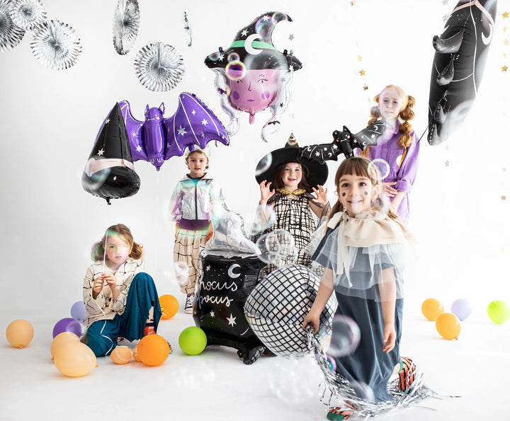 Large Witch Head Halloween Balloon - Witchcraft - Witch Balloon - Witches-Halloween Party Balloon-Halloween Decorations-Halloween Kids Party - Jolie Fete UK