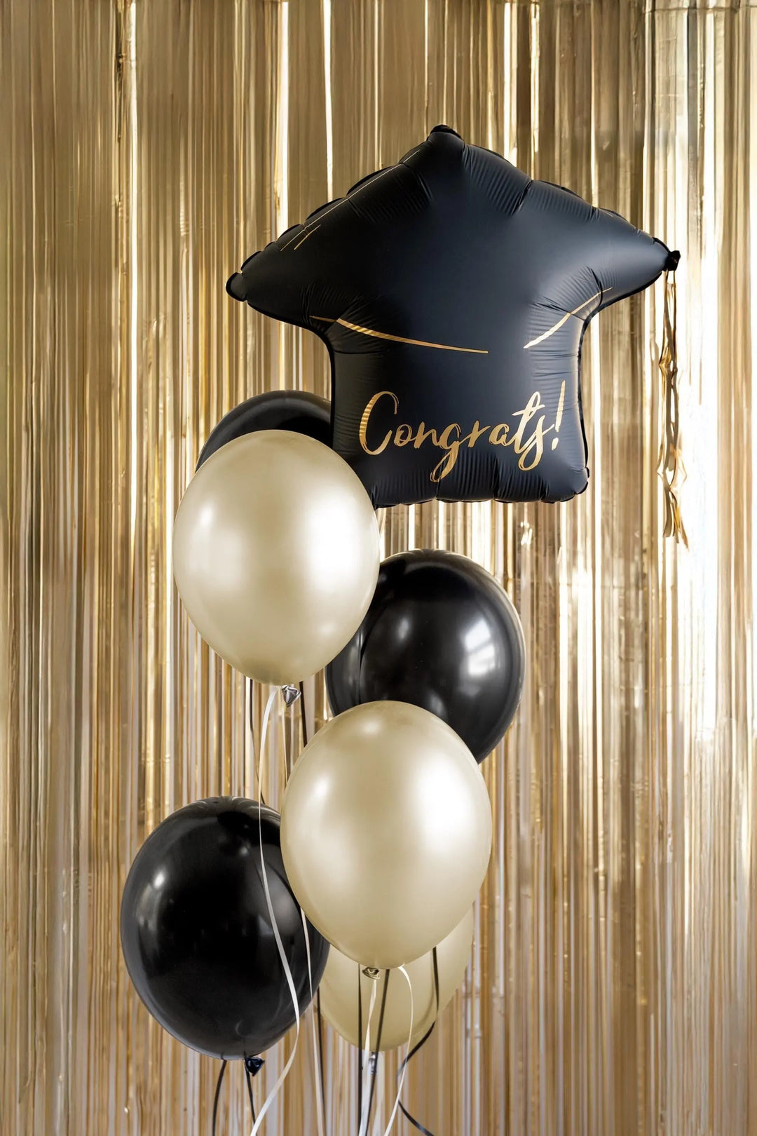 Light Gold Party Curtain - Light Gold Party Backdrop - Kids Birthday Party - Gold Party Decor - Metallic Fringe Curtain-Photo Booth Backdrop - Jolie Fete UK