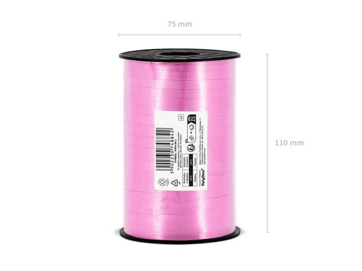 Light Pink Ribbon - Balloon Ribbon - Curling Ribbon - Gift Wrap Ribbon - 225m - Jolie Fete UK