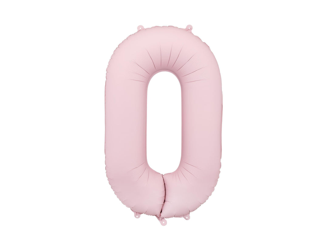 Light Pink Number 3 Balloon 86cm / 34" - Large Pastel Pink Foil Mylar Digit - 3rd Birthday Decor - 30th - Anniversary Party Supplies - Jolie Fete UK