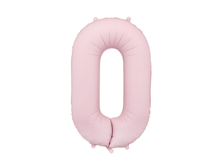 Light Pink Number 3 Balloon 86cm / 34" - Large Pastel Pink Foil Mylar Digit - 3rd Birthday Decor - 30th - Anniversary Party Supplies - Jolie Fete UK