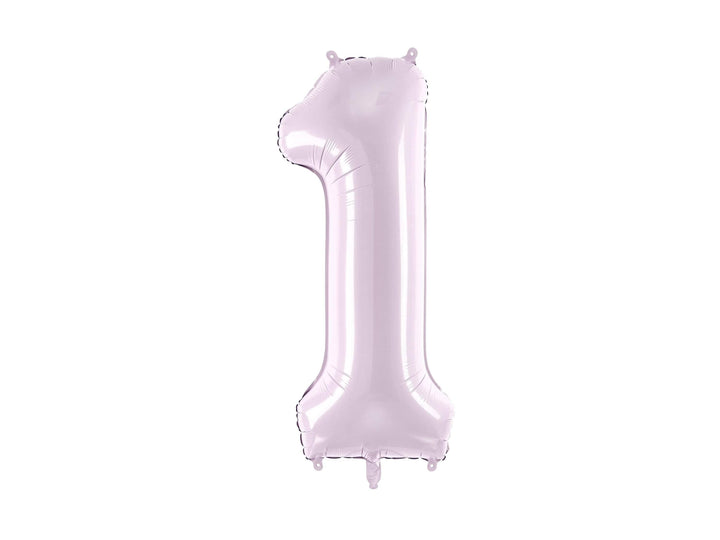 Lilac Number 1 Balloon 72cm / 30" - Large Pastel Purple Foil Mylar Digit - 1st Birthday Decor - 18th - Anniversary Party Supplies - Mermaid - Jolie Fete UK