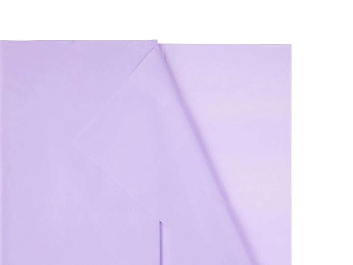 LilacTablecloth 137 x 183 cm - Large Rectangular Pastel Violet Table Cover - Durable Synthetic Party Tablecloth - Birthday Party Supplies - Jolie Fete UK