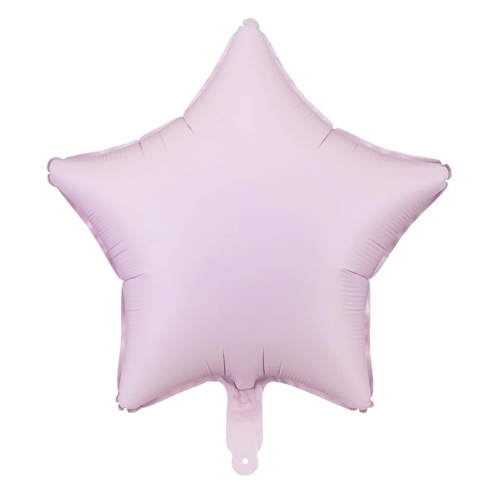 Lilac Star Foil Balloon 48cm - Pastel Violet Mylar Star Balloon - Twinkle Twinkle Birthday Decor - Mermaid Theme - Unicorn Party - Jolie Fete UK