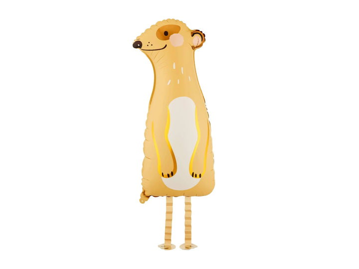 Meerkat Balloon - Safari Birthday Decorations - Standing Animal Balloon - Jungle Theme Foil Decor - Wild One Party - Kids Birthday Party - Jolie Fete UK