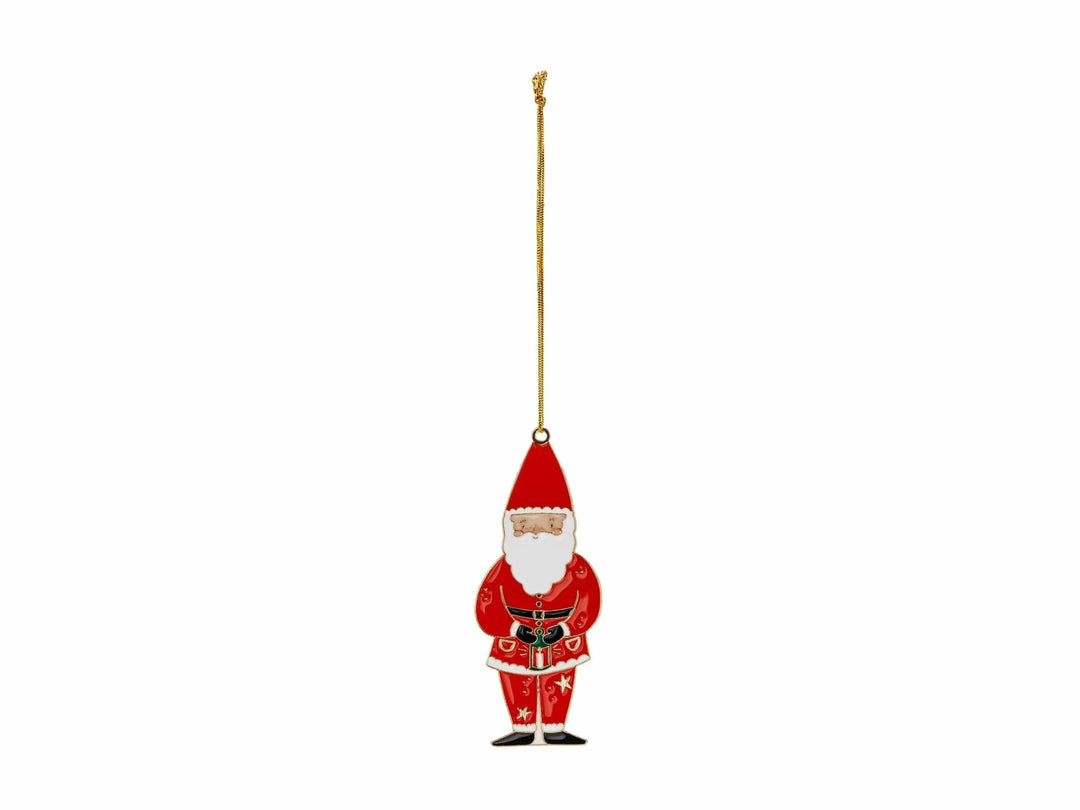 Santa Christmas Decoration - Metal Hanging Santa Ornament - Father Christmas Tree Decoration - Xmas Tree Decor- Individual Tree Decoration - Jolie Fete UK