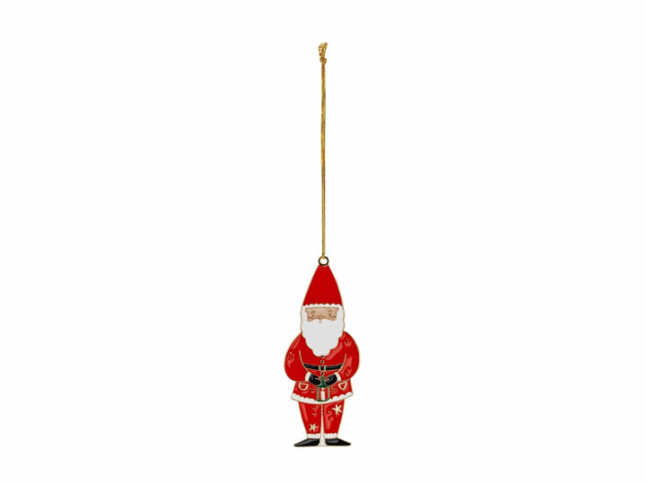 Santa Christmas Decoration - Metal Hanging Santa Ornament - Father Christmas Tree Decoration - Xmas Tree Decor- Individual Tree Decoration - Jolie Fete UK