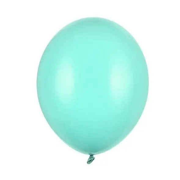 Pastel Light Mint 12" Strong Round Latex Balloons - Green Colour - Matt Finish-Birthday Party Balloons-Baby Shower Decorations -Pack Of 10 - LittleOrchardCraft