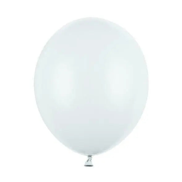 Pastel Misty Blue 12" Strong Round Latex Balloons - Ice blue Colour - Matt Finish-Birthday Party Balloons-Baby Shower Decorations-Pack Of 10 - LittleOrchardCraft