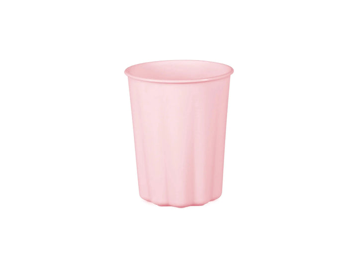 Pastel Pink Reusable Cups - Baby Pink Party Cups - Light Pink Birthday Party Decorations - Picnic Plastic Cups - Pack Of 4 - Jolie Fete UK