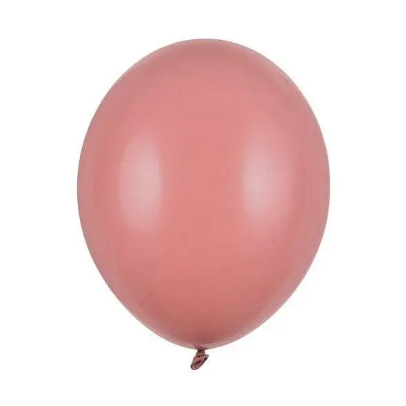 Pastel Wild Rose 12" Strong Round Latex Balloons - Pink Colour - Matt Finish - Birthday Party Balloons - Baby Shower Decorations -Pack Of 10 - LittleOrchardCraft