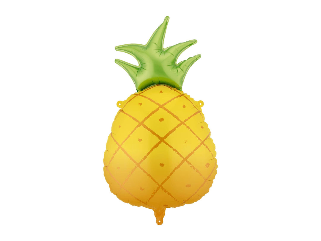 Pineapple Foil Balloon - Tropical Party Decor - 38x68cm Fruit Balloon - Summer Birthday Decoration - Luau Party Supplies - Tiki Party Decor - Jolie Fete UK