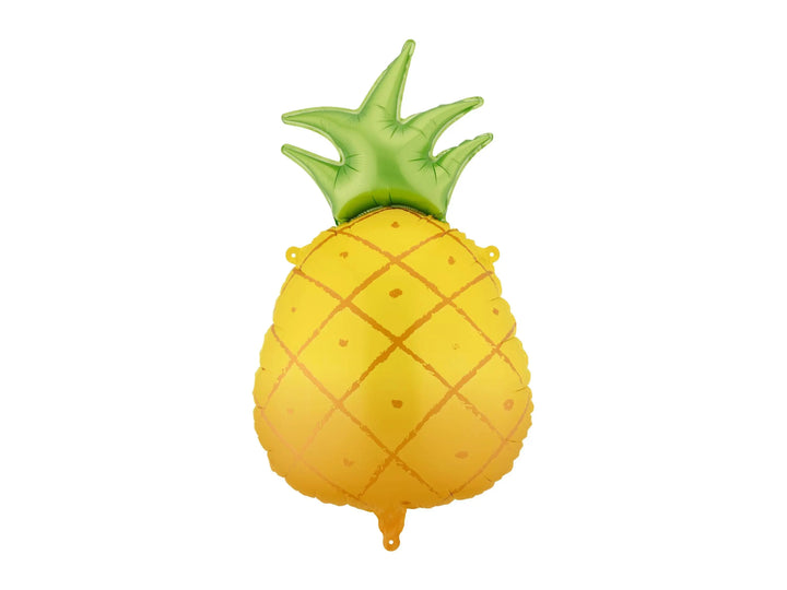 Pineapple Foil Balloon - Tropical Party Decor - 38x68cm Fruit Balloon - Summer Birthday Decoration - Luau Party Supplies - Tiki Party Decor - Jolie Fete UK