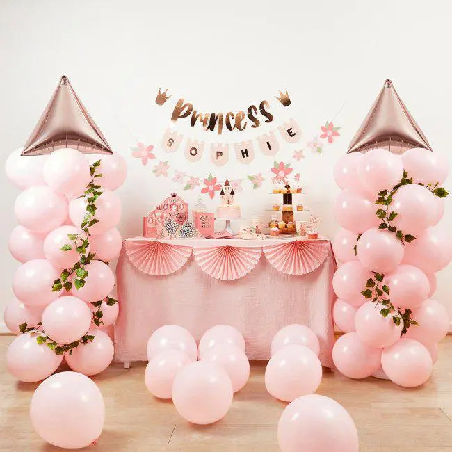 Princess Castle Turret Tower Balloon Set - Latex & Foil Balloons - Fairytale Birthday Party Decoration-Princess Party Supplies-BALLOONS ONLY - Jolie Fete UK