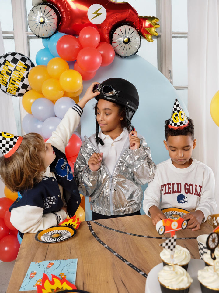 Racing Car Napkins - Racing Cars Party Paper Napkins - Racing Car Party Supplies - F1 Theme - Kids Birthday Party Supplies - Pack Of 12 - Jolie Fete UK