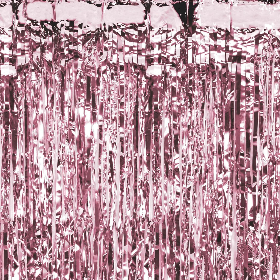 Rose Gold Party Curtain - Rose Gold Party Backdrop - Kids Birthday Party -Rose Gold Party Decor-Metallic Fringe Curtain-Photo Booth Backdrop - Jolie Fete UK
