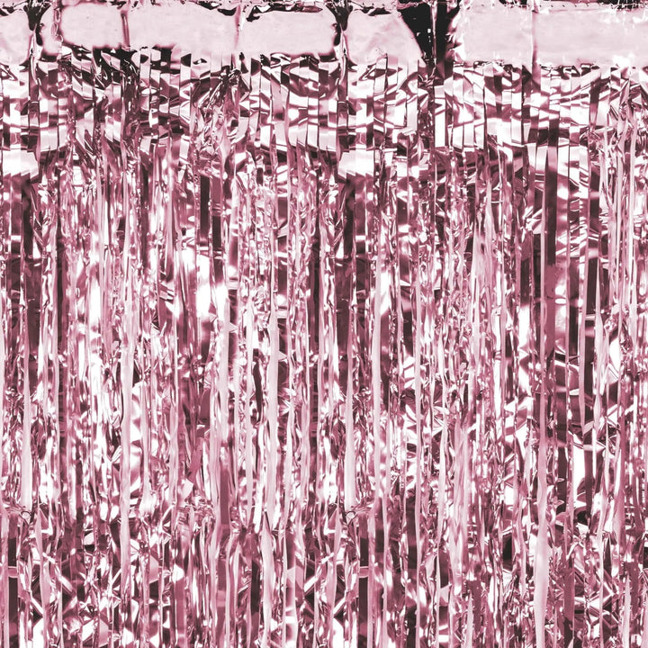 Rose Gold Party Curtain - Rose Gold Party Backdrop - Kids Birthday Party -Rose Gold Party Decor-Metallic Fringe Curtain-Photo Booth Backdrop - Jolie Fete UK