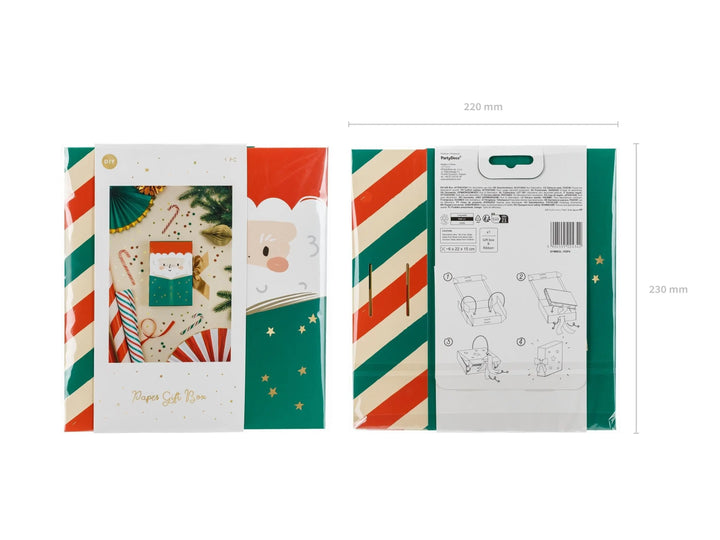 Santa Christmas Gift Box - Christmas Gift Boxes - Christmas Treat Boxes - Santa Gift Box - Christmas Gifts Wrapping - Kids Gift - Jolie Fete UK