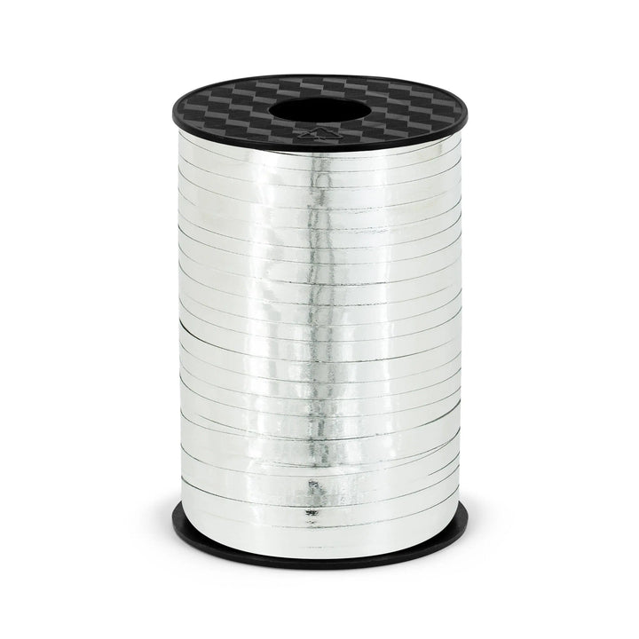 Silver Ribbon - Balloon Ribbon - Curling Ribbon - Gift Wrap Ribbon - 225m - Jolie Fete UK
