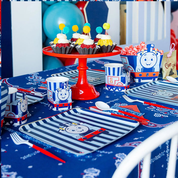 Thomas & Friends Cups - Train Party Paper Cups - Engine Birthday Tableware - Thomas The Tank Engine Party Supplies - Licensed - Pack of 8 - Jolie Fete UK
