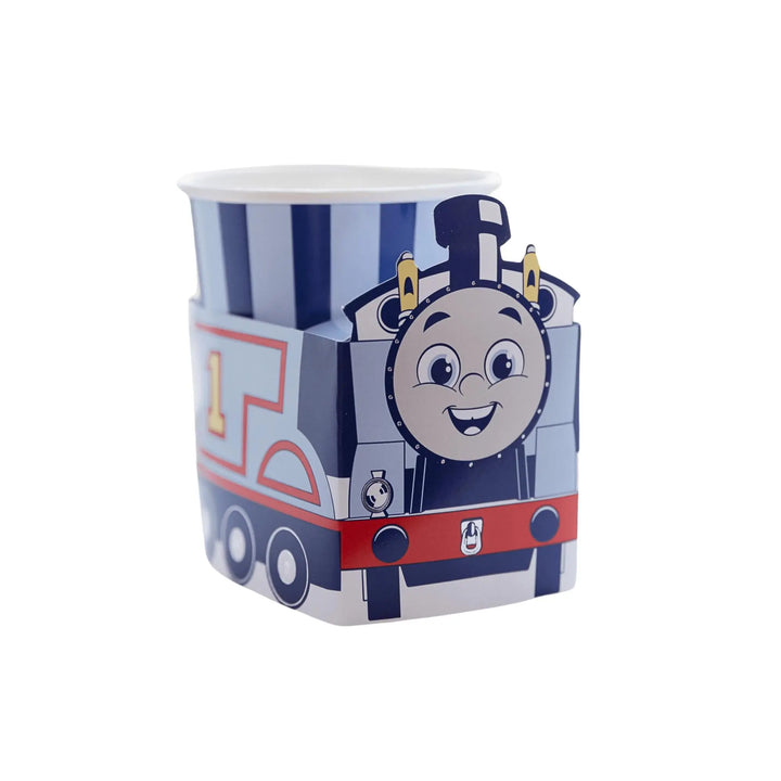 Thomas & Friends Cups - Train Party Paper Cups - Engine Birthday Tableware - Thomas The Tank Engine Party Supplies - Licensed - Pack of 8 - Jolie Fete UK