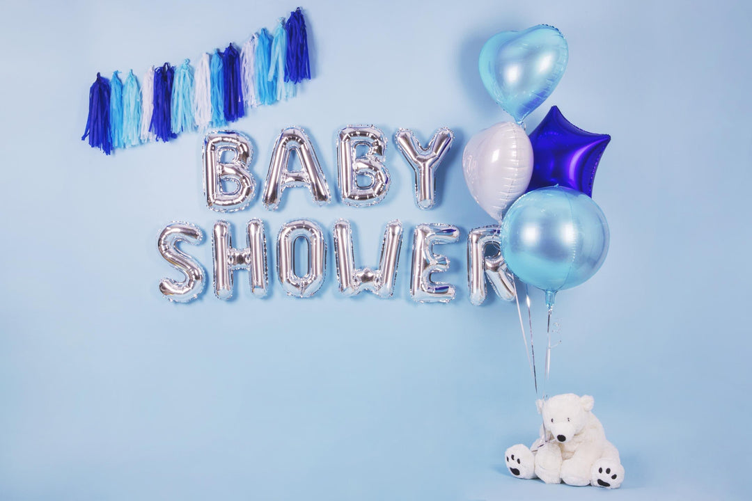 White Heart Foil Balloon 45cm - Metallic White Heart Birthday Balloon - Hen Party Balloons - Baby Shower - Anniversary Party Supplies - Jolie Fete UK