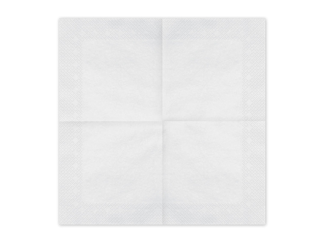 White Paper Napkins - Pastel White Dinner Napkins - Kids Birthday Party - Baby Shower - Hen Party - Christening - Pack of 20 - Jolie Fete UK