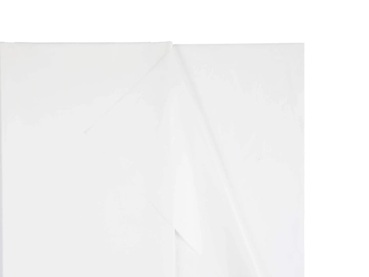 White Tablecloth 137 x 183 cm - Large Rectangular White Table Cover - Durable Synthetic Party Tablecloth - Birthday - Baby Shower - Jolie Fete UK