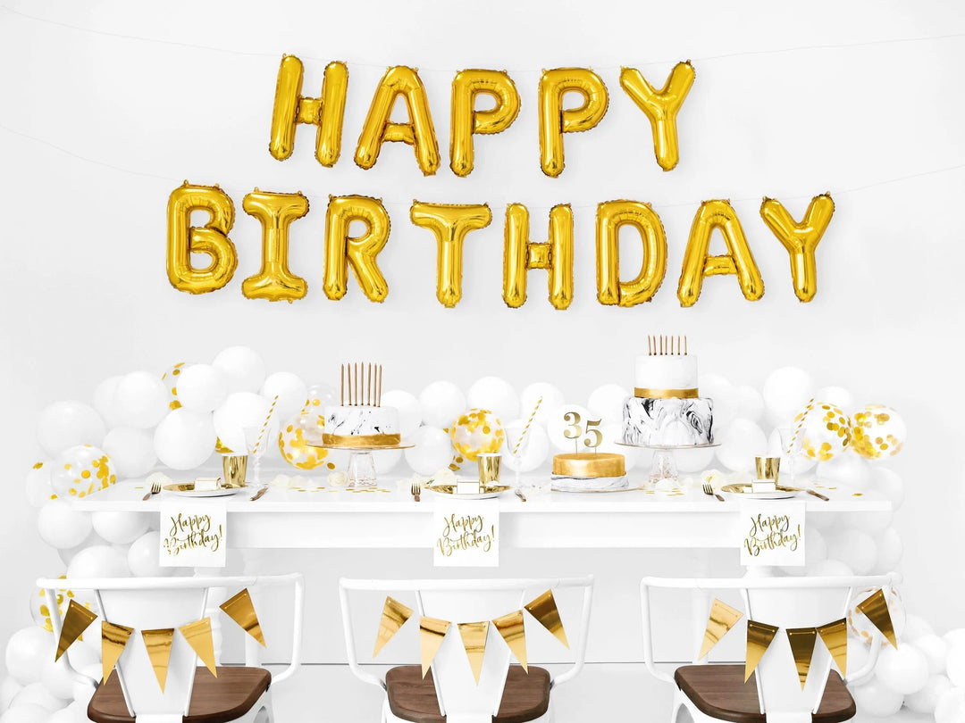 Gold Paper Cups - Plain Gold Foiled Party Paper Cups - Birthday Tableware - Wedding Tableware - Party decor -  Pack of 6
