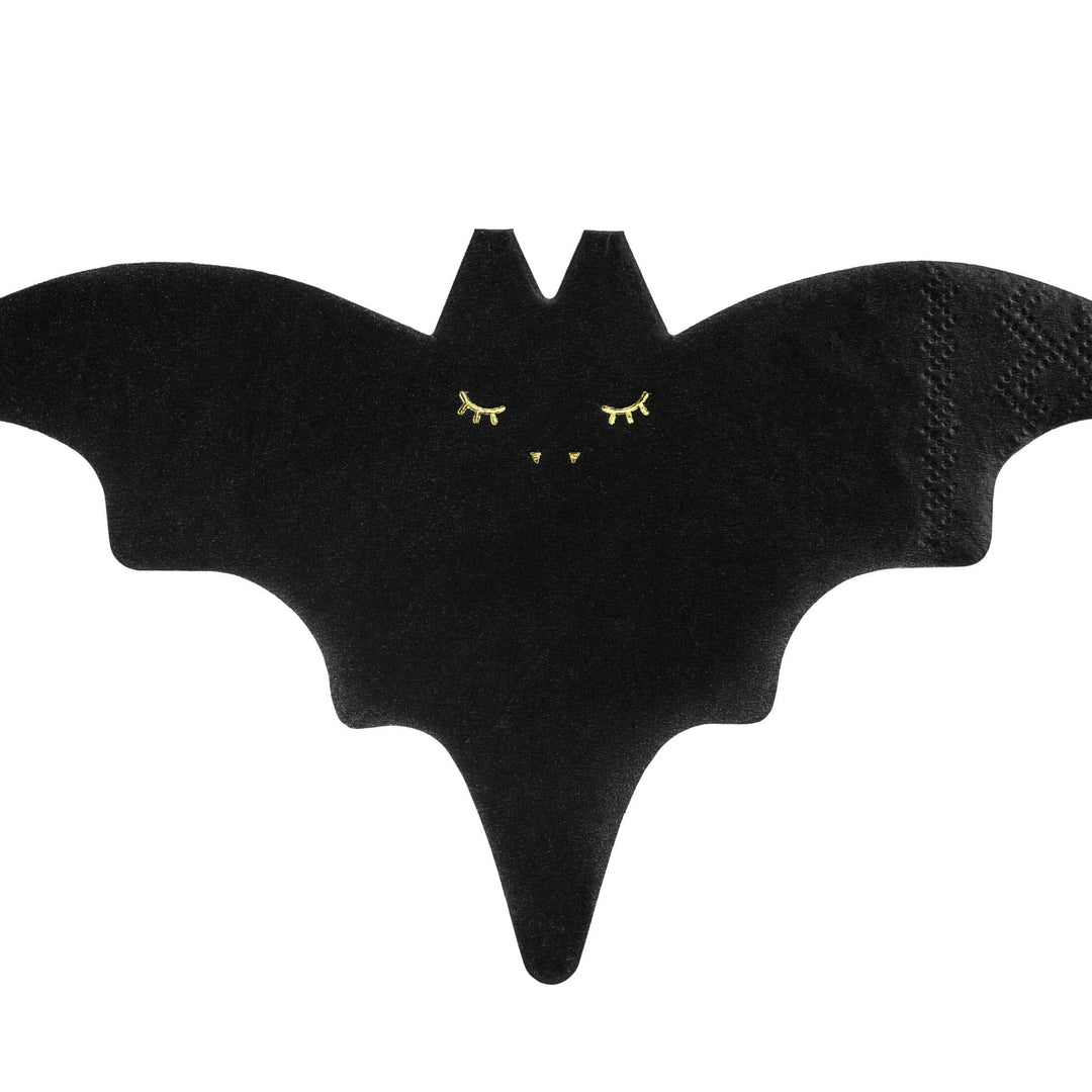 Halloween Bat Shaped Paper Napkins - Halloween Party Decorations - Halloween Tableware - Pack Of 20