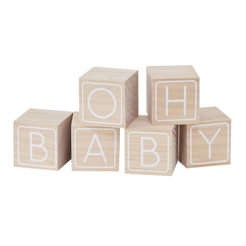 Baby shower wooden block guest book - Oh Baby wooden building block guest book - Baby shower games -Baby shower guest book-Mum to be advice