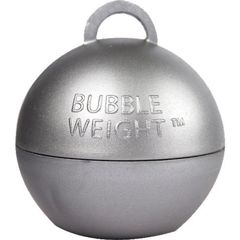 Silver Balloon Bubble Weight