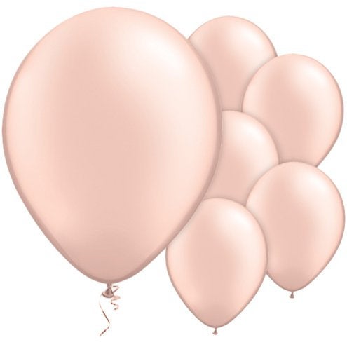Peach Pearl 11" Round Latex Balloons
