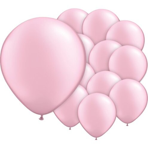 Small Pearl Pink 5" Round Latex Balloons - 5 Inch Mini Balloons
