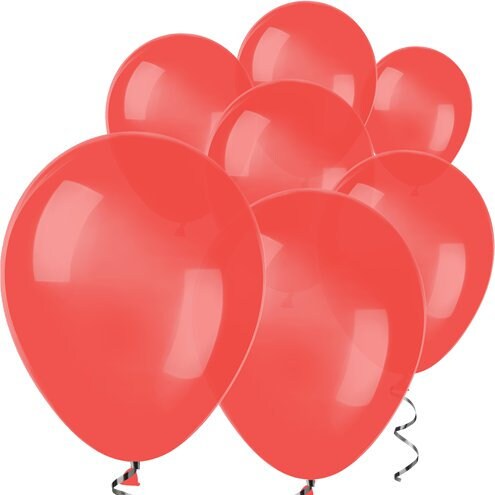 Small Red 5" Round Latex Balloons - 5 Inch Mini Balloons
