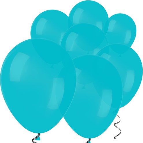 Small Turquoise Blue 5" Round Latex Balloons - 5 Inch Mini Balloons