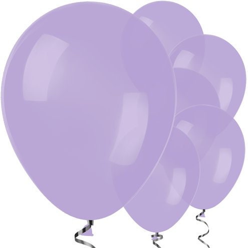 Lilac 12" round latex balloons - Party Balloons - Birthday Party Decorations