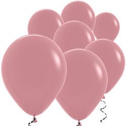 Small Rosewood 5" Round Latex Balloons - 5 Inch Mini Balloons