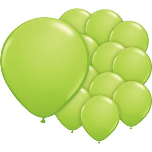 Small Lime Green 5" Round Latex Balloons - 5 Inch Mini Balloons