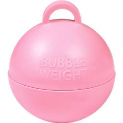 Pink Balloon Bubble Weight - Baby Pink Balloon Weight - 35g