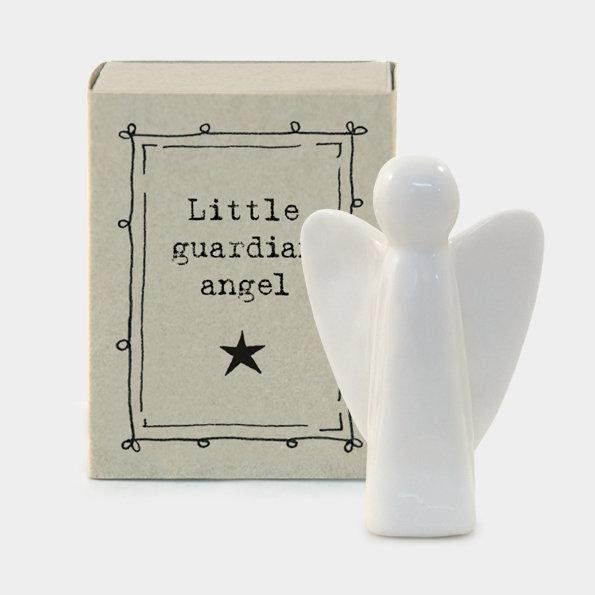 Porcelain Guardian Angel Matchbox Gift - Birthday Present - Gift For Friend - Friendship Gifts - Little Guardian Angel - East Of India