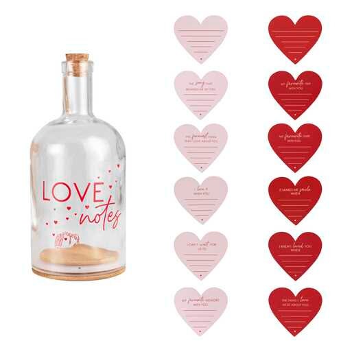 Love Notes In A Bottle Valentines Gift for Her - Gift for Him - Valentines Day Gift - Love Notes in a Jar - Wedding Gift - Proposal Gift