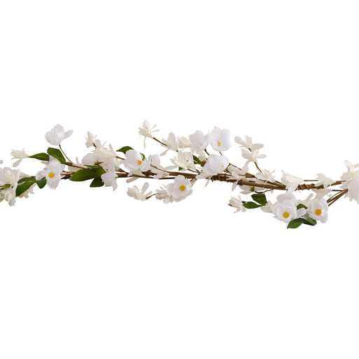 White Blossom Artificial Flower Garland - Wedding decorations - Wedding flowers - Wedding backdrop-Easter Table Decoration-Party decorations