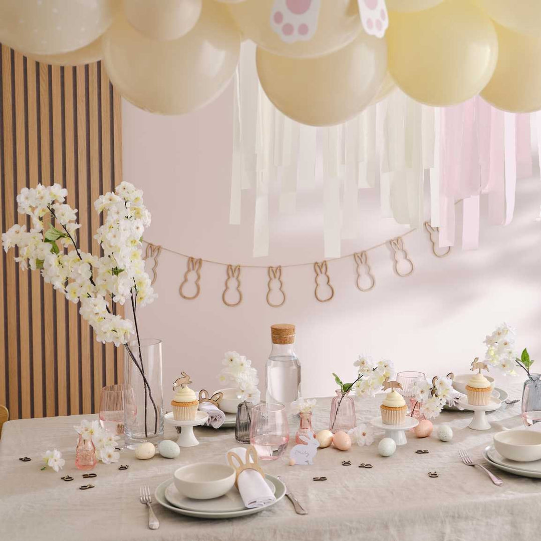 Wooden Easter Bunny Table Confetti - Easter Party Decorations - Easter Table Decorations - Wooden Bunnies - Dinner Party - Easter Backdrop