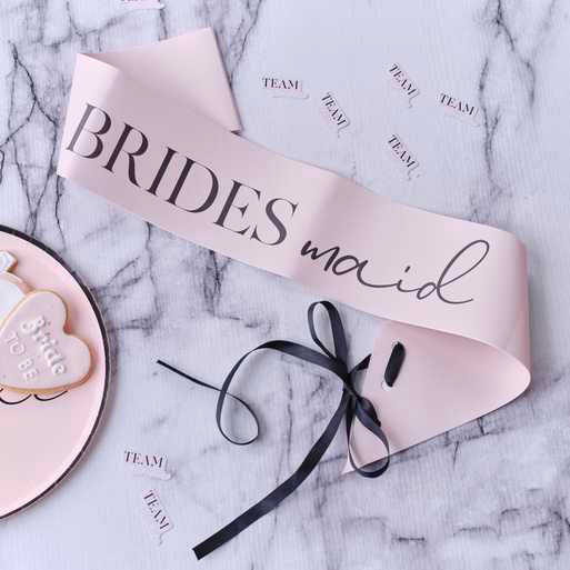 Team bride sale sashes