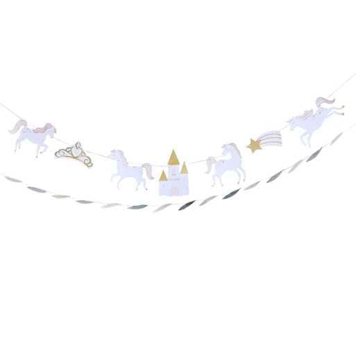 Princess Party Bunting - Princess Horse Party Decorations - Birthday Backdrop - Princess Pony Birthday Party Decor - Princess Theme Birthday