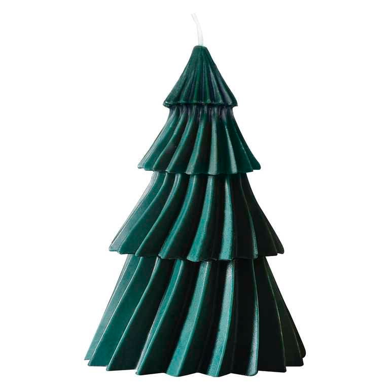 Green Christmas Tree Candle - Christmas decorations - Holiday decor